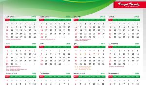 Kalender 2016 pos