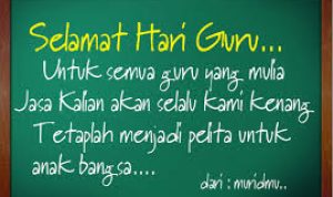Selamat Hari Guru Nasional