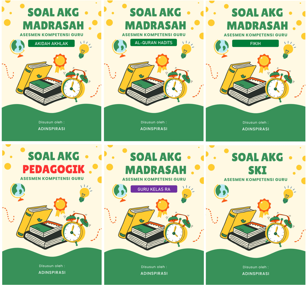 Kumpulan Bank Soal AKG Madrasah Tahun 2024 Lihat Disini