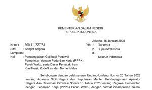 Penganggaran Gaji bagi Pegawa Pemerintah dengan Perjanjian Kerja Lihat Disini