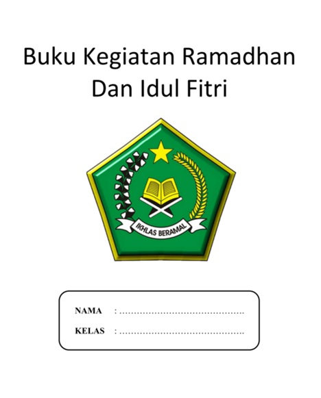 Buku Kegiatan Ramadhan dan Idul Fitri