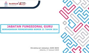 PermenPANRB Nomor 21 tahun 2024 tentang Jabatan Fungsional Guru