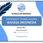 Desain Cover Perangkat Pembelajaran Bahasa Indonesia