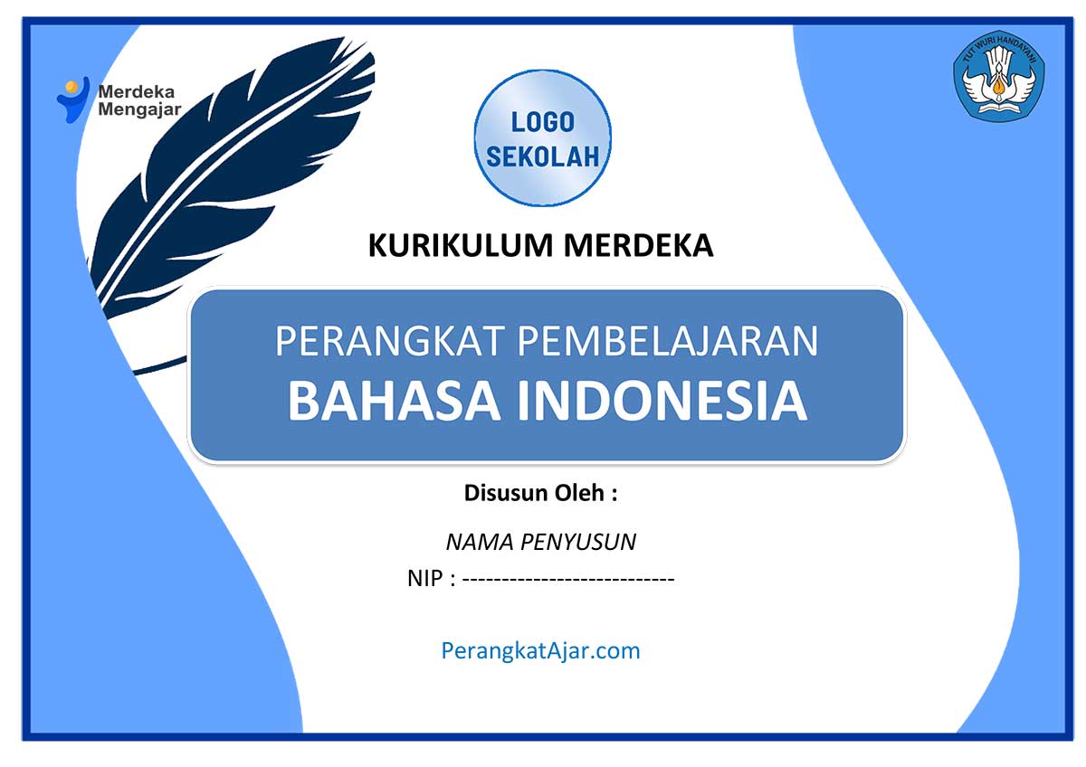 Desain Cover Perangkat Pembelajaran Bahasa Indonesia